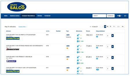 Nueva plataforma B2b del Grupo Salco
