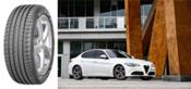 Alfa Romeo elige neumáticos Goodyear para el nuevo modelo Giulia