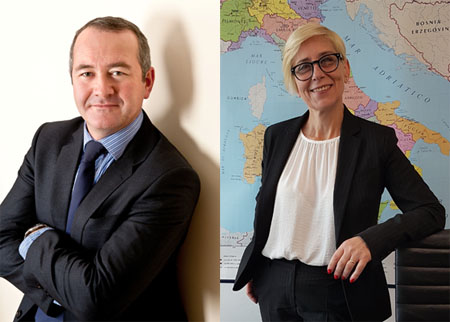 Brian McDermott y Daria Sala della Cuna