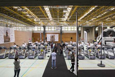 Bridgestone y Javier Gómez Noya en un triatlón indoor