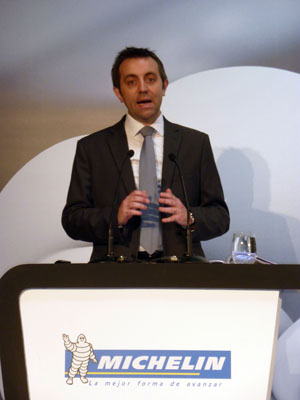 Olivier Lamotte, responsable de Marketing Operacional de Michelin