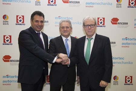 Benito Tesier, Miguel Aguilar y Miguel Ángel Cuerno