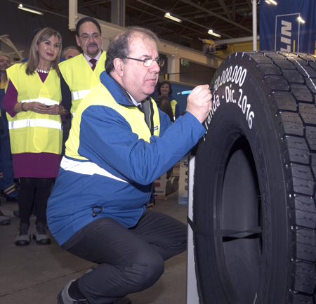 Fabricación del neumático 50 millones