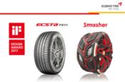 Dos modelos de Kumho Tyre, galardonados por el prestigioso premio de diseño iF Design Award