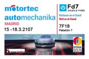 FD7 Axles&Tyres estará presente en Motortec Automechanika Madrid 2017