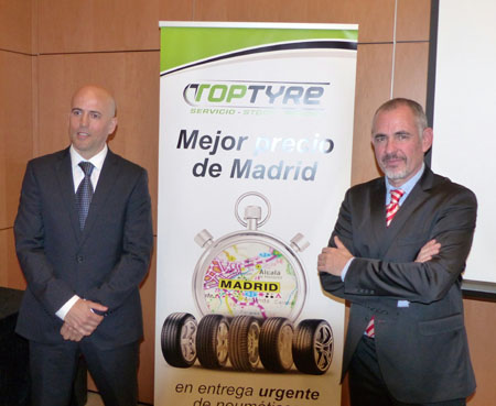 Luis Mayor y José Ramón Becerril, gerentes de Toptyre