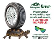 Ecological Drive ofrece descuentos si compras neumáticos Insa Turbo