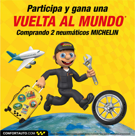 En Confortauto gana una vuelta al mundo con Michelin