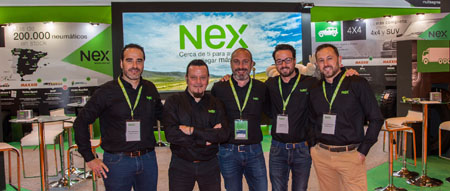 El equipo de NEX en Motortec