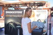 Gemma Mengual, en la presentación del Bridgestone DriveGuard en el C.C Bonaire