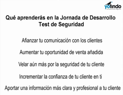 Claves del Test de Seguridad de Yofindo