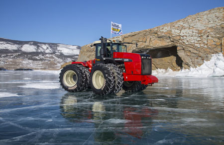 Mitas explora el lago Baikal congelado