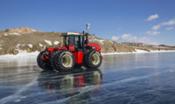 Neumáticos Mitas explora el lago Baikal congelado