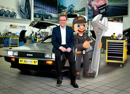 Confortauto, Jordi Hurtado y un Delorean