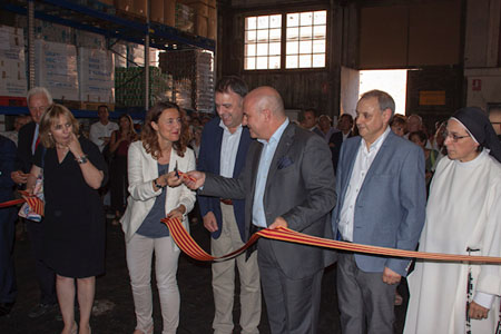 Nuevo almacén distribuidor de alimentos solidarios en Manresa