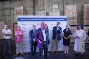 Inaugurado un nuevo almacén distribuidor de alimentos solidarios en Manresa, cedido por Pirelli