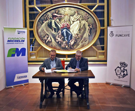 La Fundación Michelin y FUNCAVE firman un acuerdo de colaboración