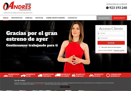 Raquel, la anfitriona del portal