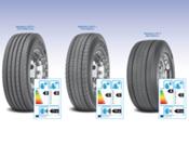 La etiqueta confirma los neumáticos Goodyear Marathon como los más eficientes para camión