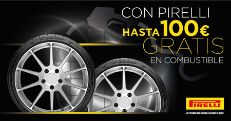 100€ de combustible con Pirelli