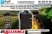 FD7 Axles & Tyres S.A regala un chaleco para el día a día en el trabajo del taller por la compra de neumáticos Alliance