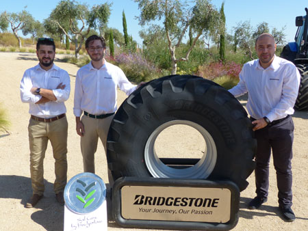 Equipo de Bridgestone Hispania neumático agrícola