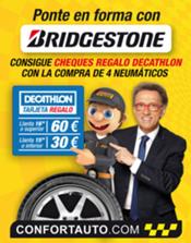 Confortauto y Bridgestone regalan hasta 60€ para Decathlon