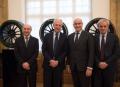Gianantonio Magnani, Marco Tronchetti Provera, Ferruccio Resta y Maurizio Boiocchi