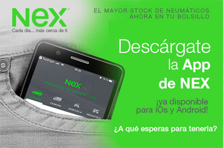 Exitosa acogida de la App de Nex