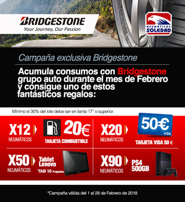 Grupo Soledad y Bridgestone lanzan nueva campaña