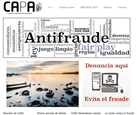 CAPA Neumáticos estrena web