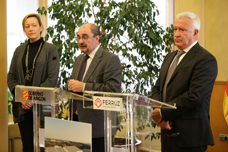 Reunión del Grupo Industrial Ferruz y el Gobierno de Aragón