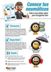 Confortauto lanza una campaña informativa sobre el etiquetado europeo de neumáticos