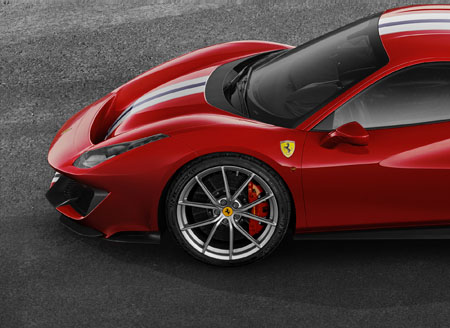 Ferrari 488 Pista con Michelin Pilot Sport Cup 2