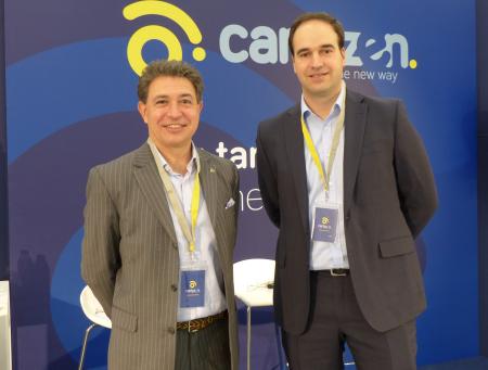 Jorge Crespo, director general de Zenises, y Javier Iglesias, director general de Cartyzen