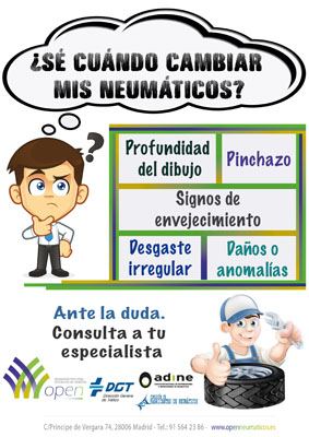 ¿Sé cuándo cambiar mis neumáticos?