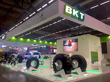 Stand de BKT en Intermat 2018