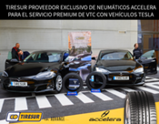 Tiresur, proveedor exclusivo para la reposición de neumáticos en los vehículos Tesla del servicio premium VTC