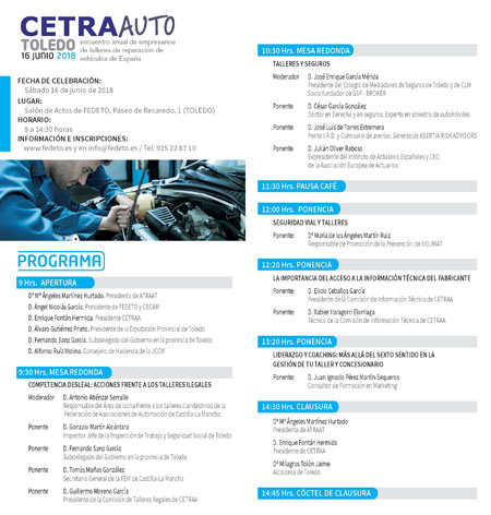 Programa de CETRAauto 2018