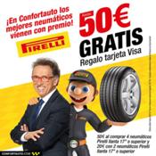 Con Confortauto, hasta 50€ de regalo con Pirelli