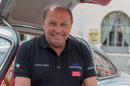 Jochen Mass y Vredestein en la Millie Miglia