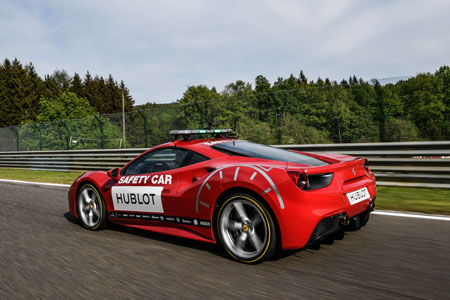 El Safety Car de la Ferrari Challenge