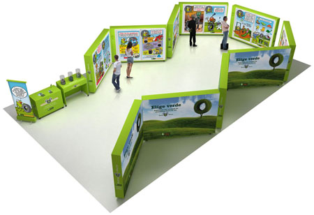 La exposición 'Recicla y Sonríe' de TNU