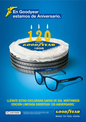 Goodyear regala gafas de sol Northweek