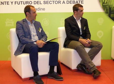 Luis Miguel Muñoz de NEX y Francisco Dorado de Recambios Frain