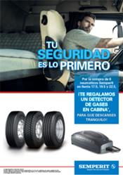 Semperit fomenta la seguridad en cabina con su nueva promoción 'Tu seguridad es lo primero'
