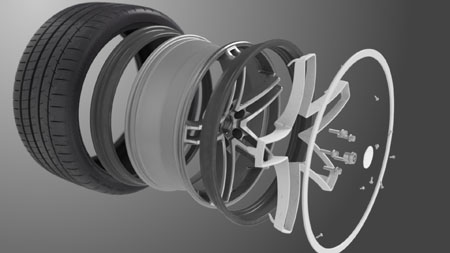 Llanta flexible ACORUS de Michelin y Maxion Wheels