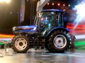 Los neumáticos Agrimax de BKT equipan  el primer tractor de Escorts con conducción autónoma 
