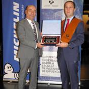 Michelin entrega los premios a los mejores Trabajos de Fin de Grado de la Escuela de Ingeniería de Gipuzkoa