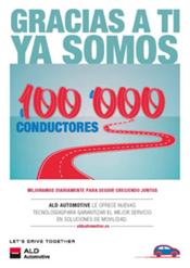 ALD Automotive supera los 100.000 vehículos en España